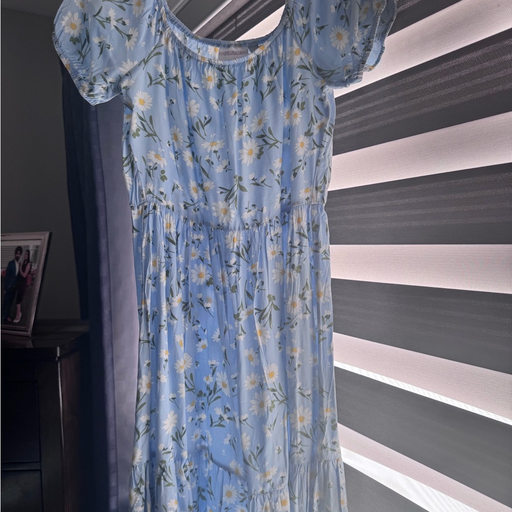 The Children's Place Floral Blue Dress